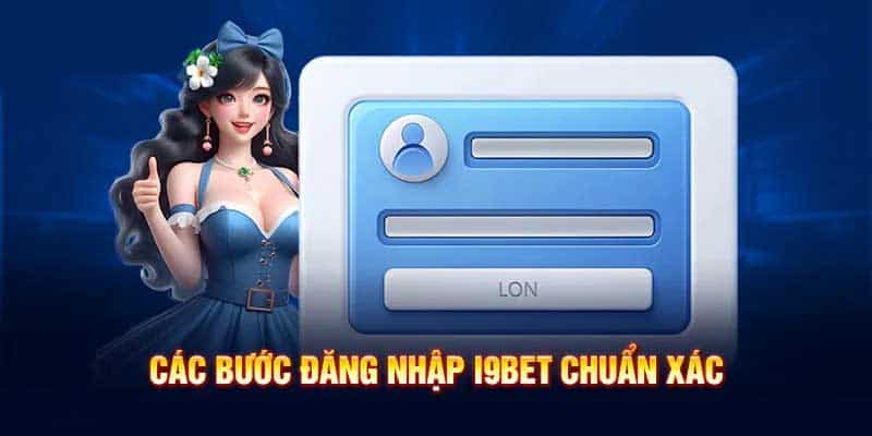 Nhập thông tin trên giao diện để thực hiện đăng nhập I9bet